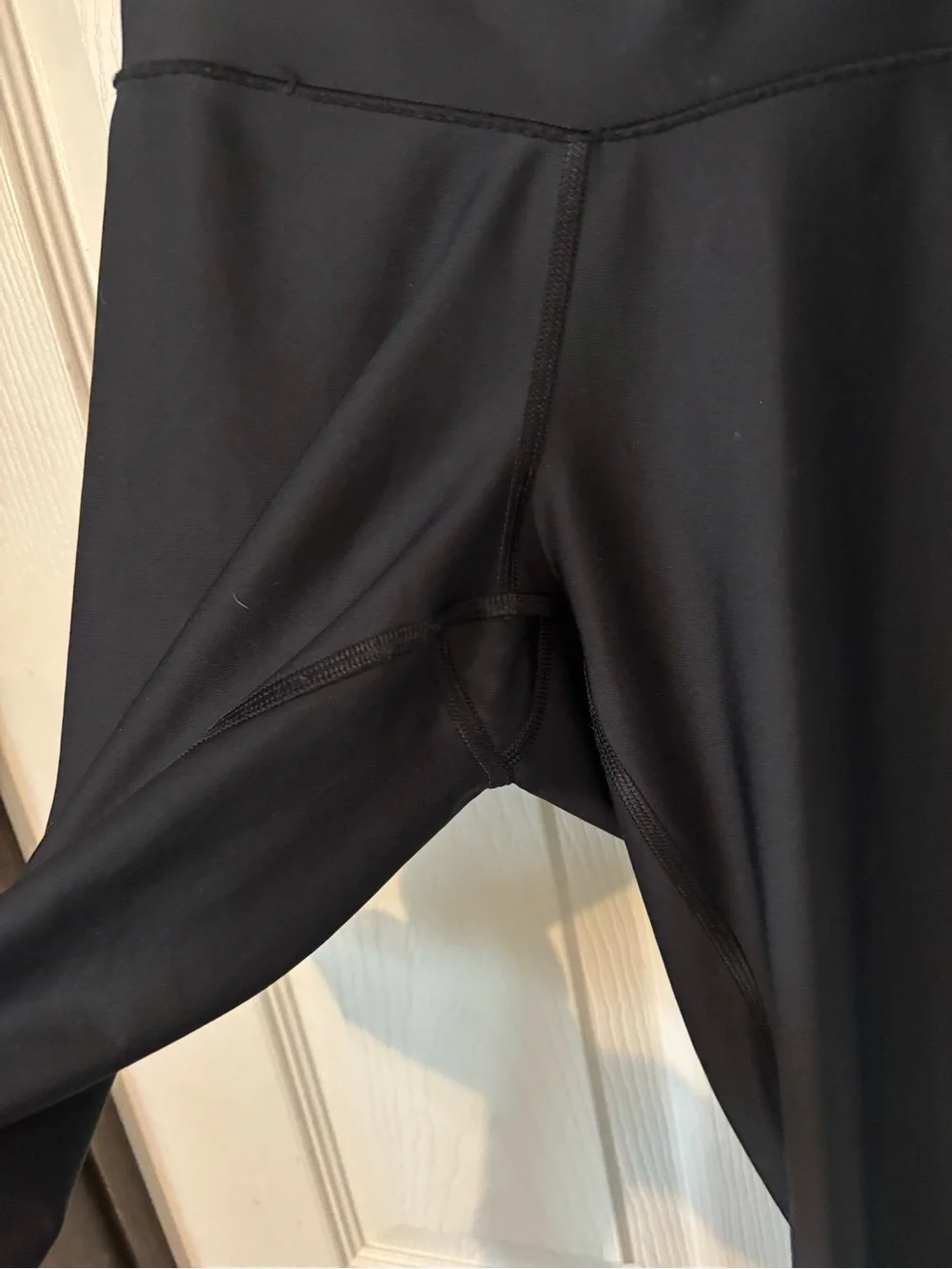 High-Waist Black Performance Leggings